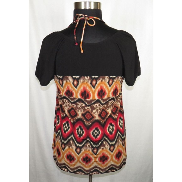 Vintage L.A. Blues Women's Southwestern Print Layered Look Blouse Plus 18-20 - Picture 8 of 11